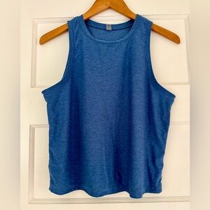 Beyond Yoga Cropped Blue Muscle Tank Women's XS